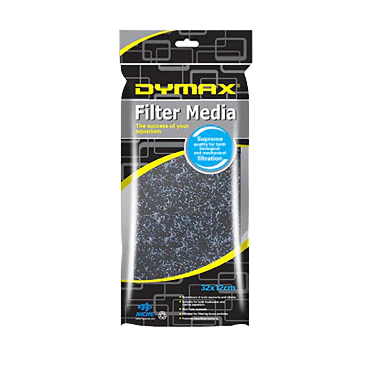 Dymax Black Bio Sponge (32cm x 12cm)