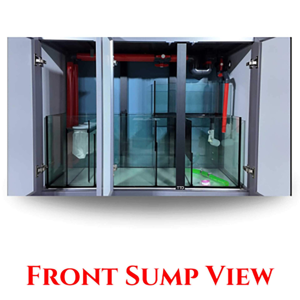 Dymax GS Marine Sea King 120x60x60cm - Tank with Aluminium Cabinet (SILVER)**