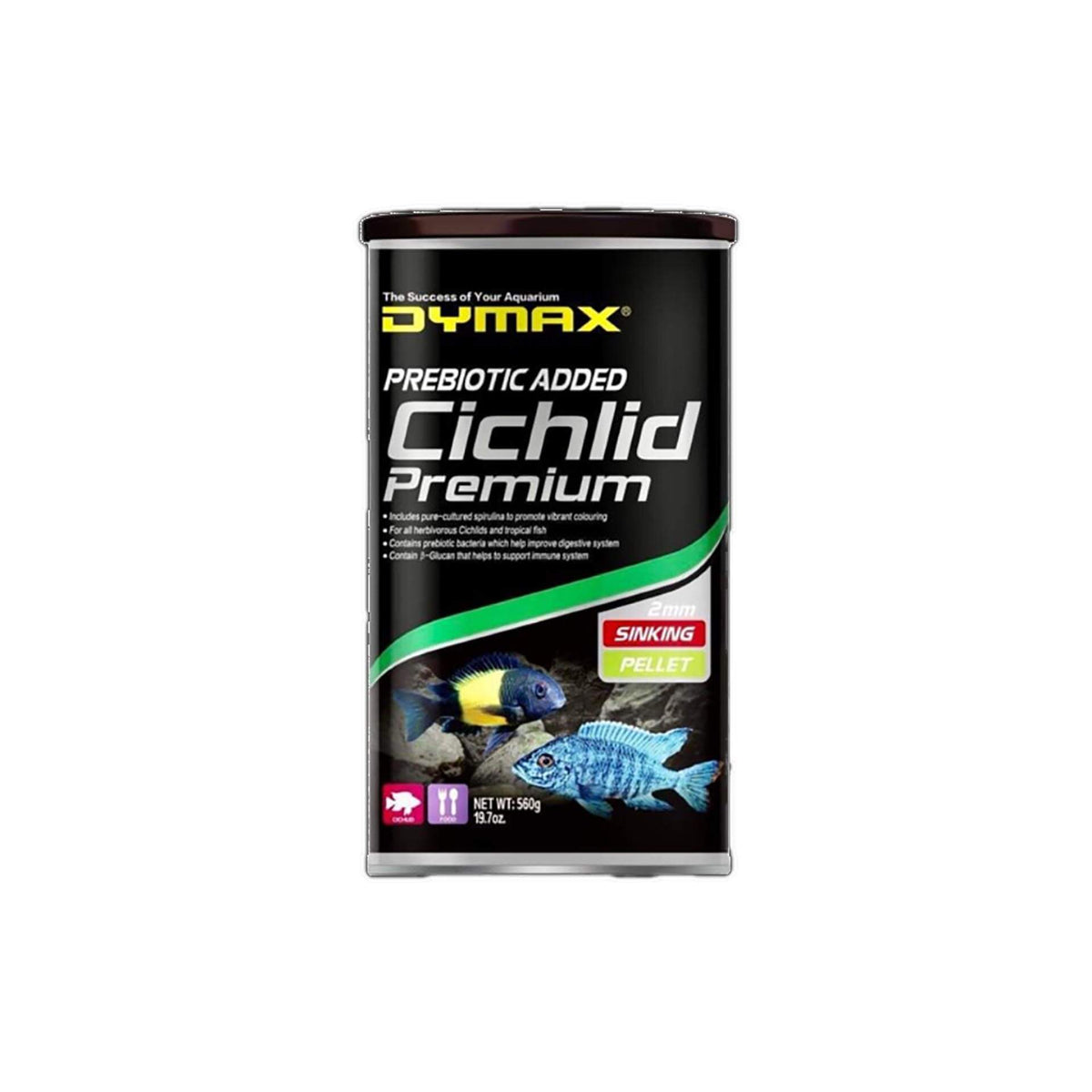 Dymax Cichlid Premium Sinking Pellets 560g