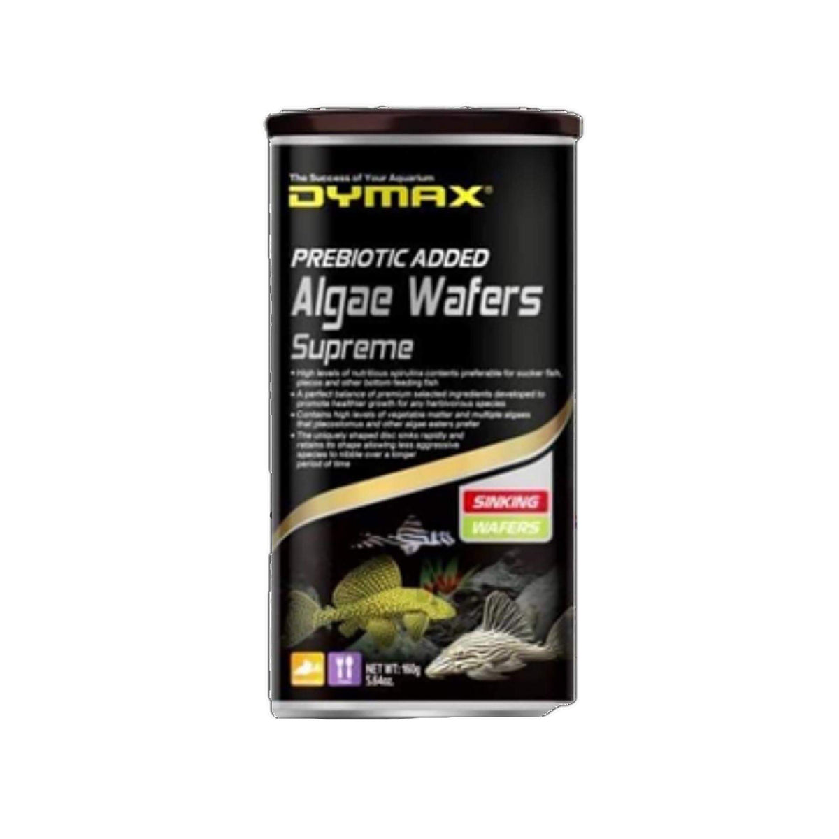 Dymax Supreme Algae Wafers Sinking 160g