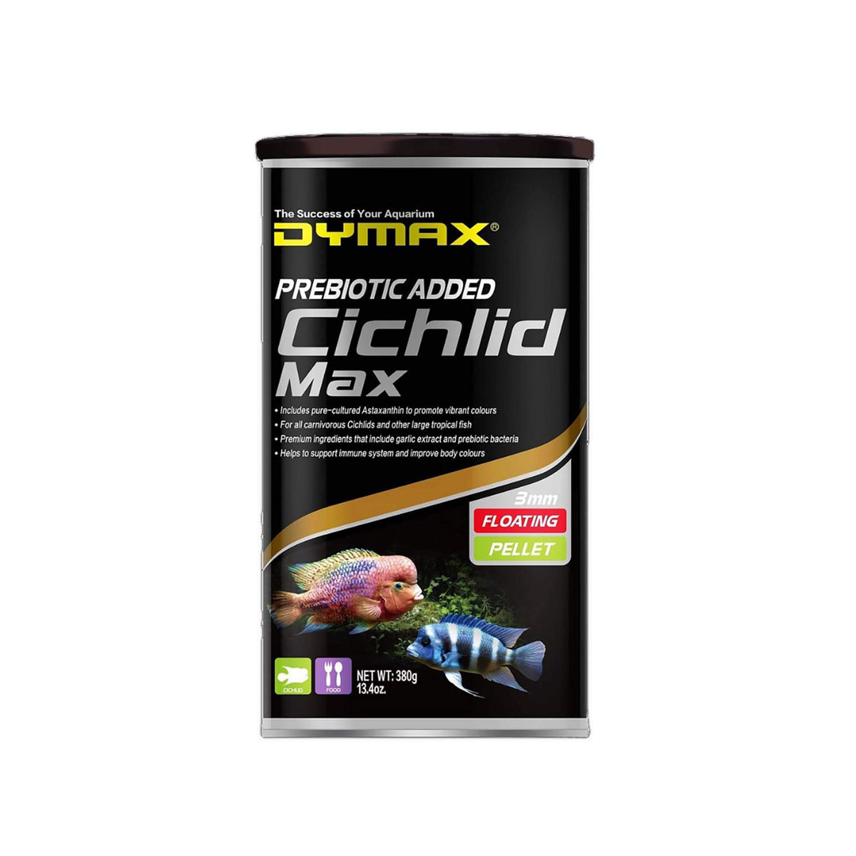 Dymax Cichlid Max Floating Pellets 380g