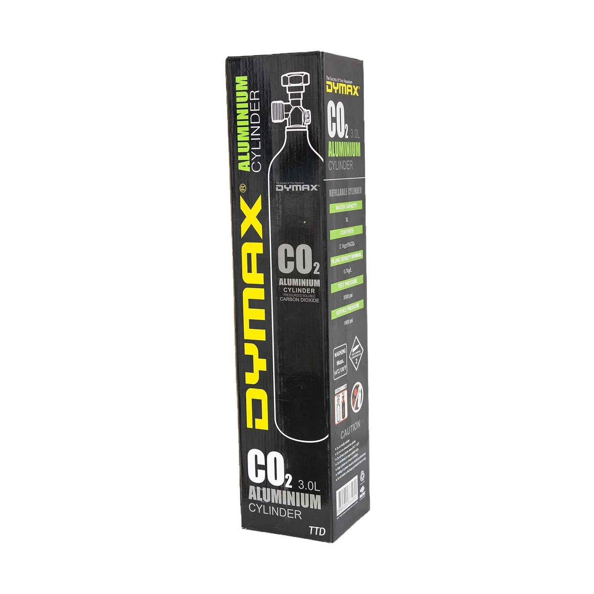 Dymax CO2 Aluminium Cylinder 3L - Empty