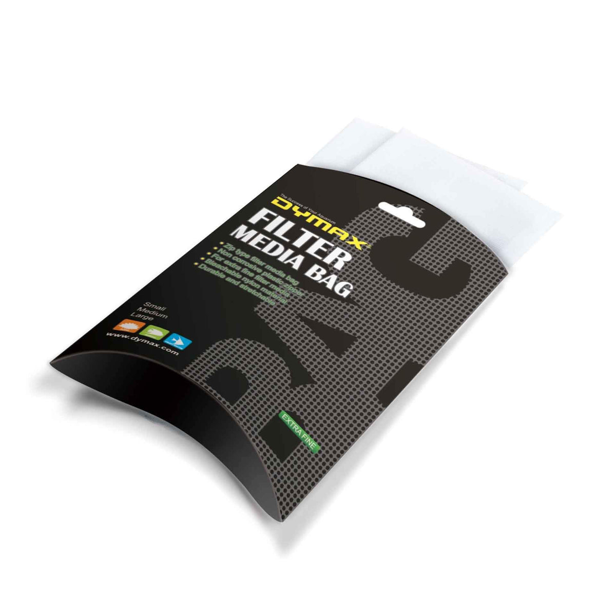 Dymax Filter Media Bag EXTRA Fine - Small (18cm x 11cm)