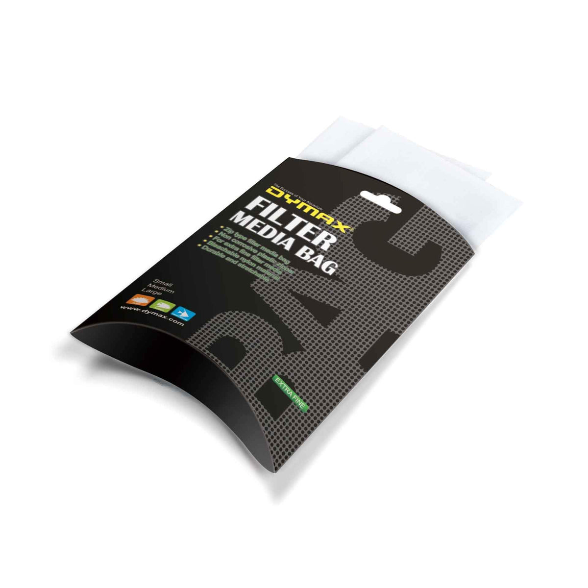 Dymax Filter Media Bag EXTRA Fine Medium (23cm x 14cm) The Tech Den