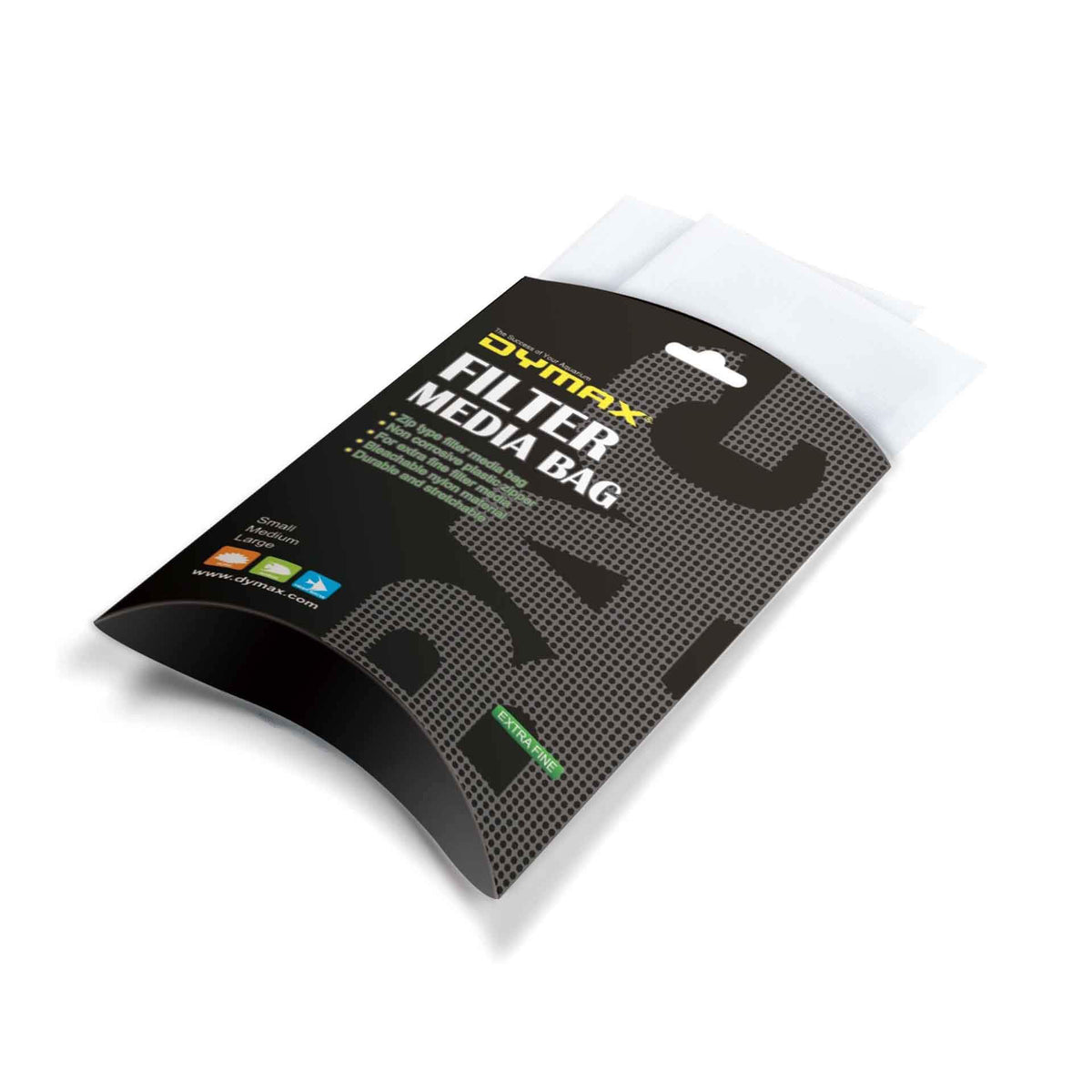 Dymax Filter Media Bag EXTRA Fine - Large (28cm x 17cm)