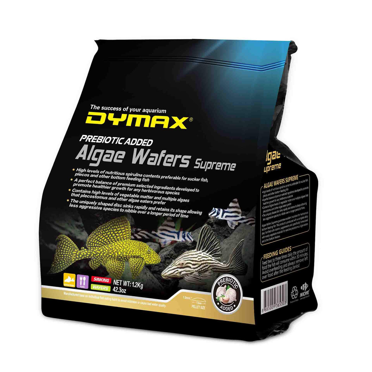 Dymax Supreme Algae Wafers Sinking 1.2Kg