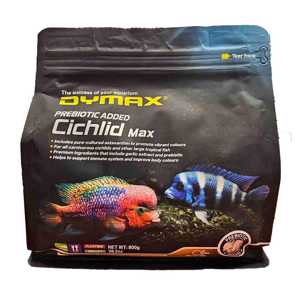 Dymax Cichlid Max Floating Pellets 800g