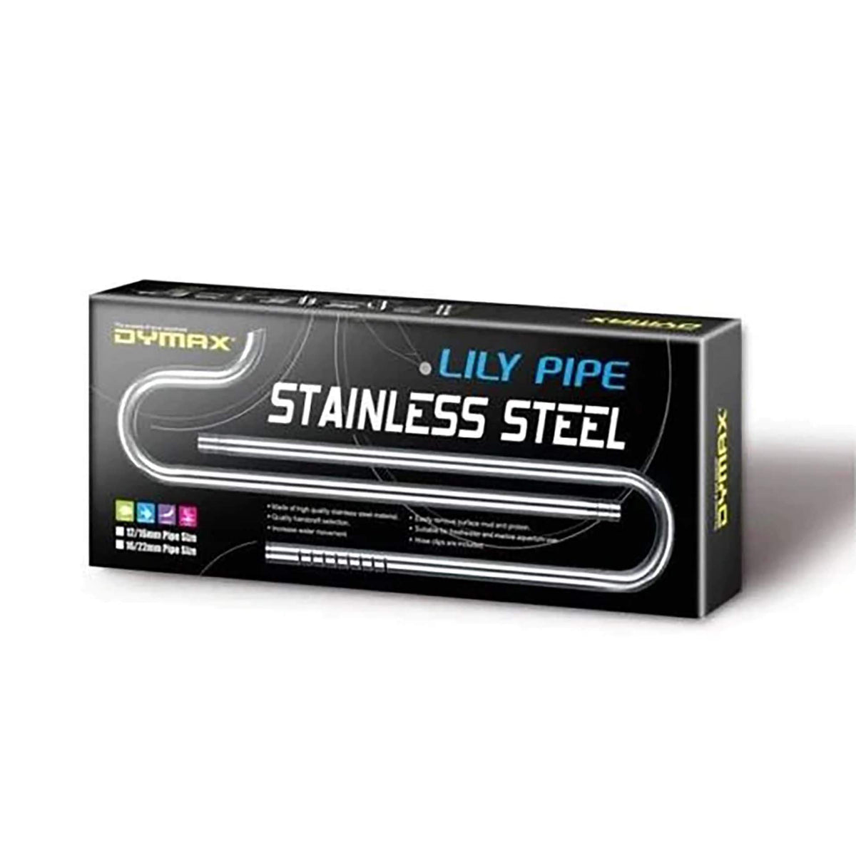 Dymax Stainless Steel Lily Pipe Set - Diameter 16/22mm