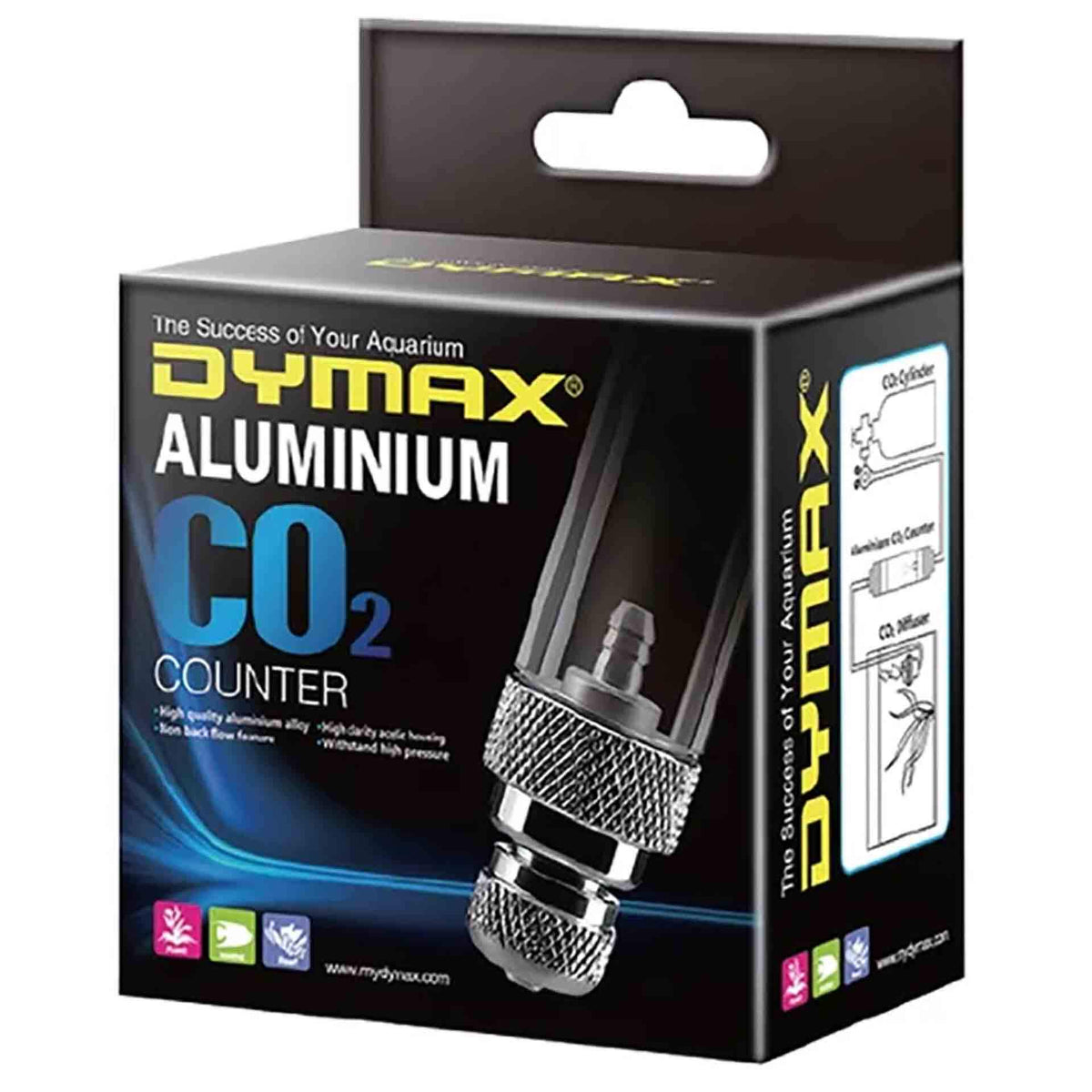 Dymax CO2 Bubble Counter - Double Ended