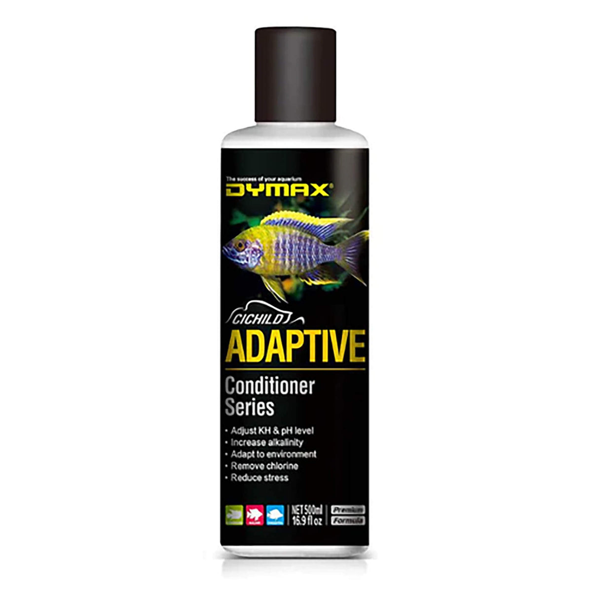 Dymax Cichlid Adaptive 500ml - Adjusts KH & pH Levels