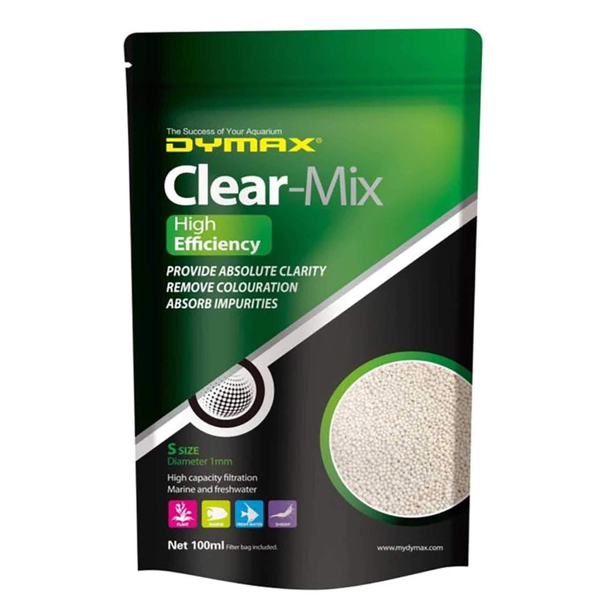 Dymax Clear-Max 100ml - Provides Clarity and Removes Colouration