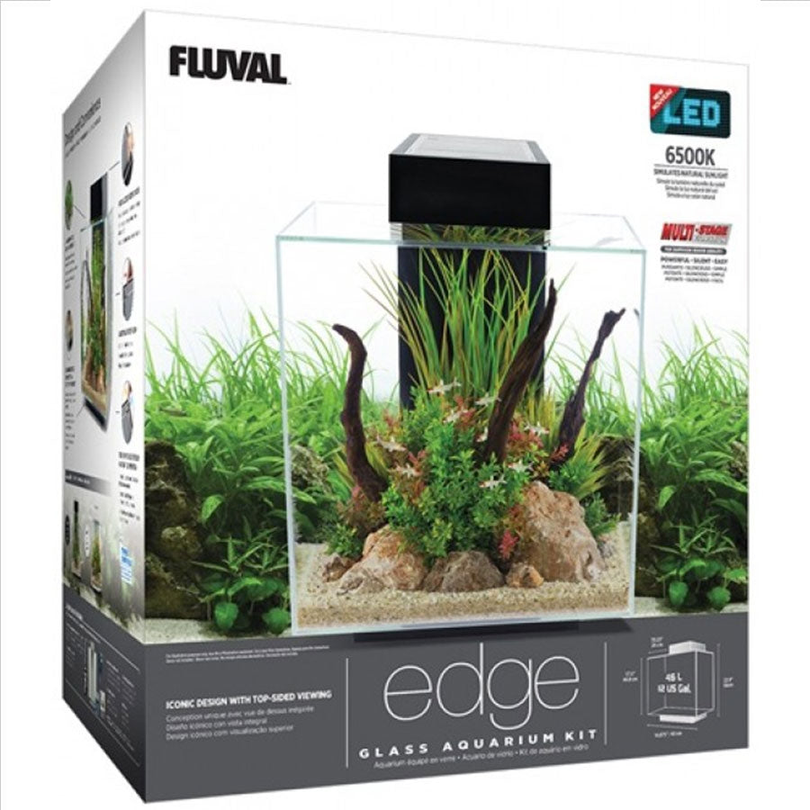 Fluval Edge 46l (New 2.0 Model) Gloss White Aquarium All in One