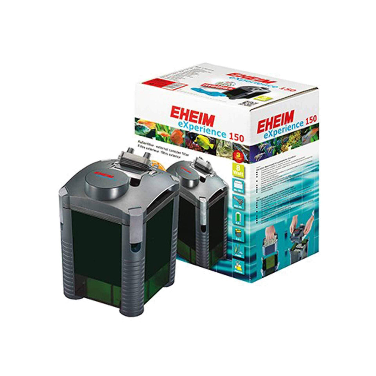 EHEIM eXperience 150 External Canister Filter - 8W, 500L/hr