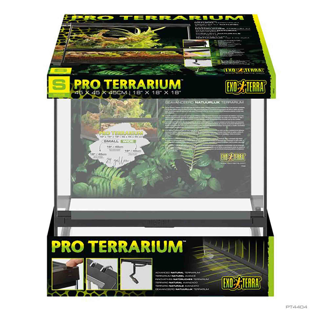 Exo Terra Pro Terrarium Small / Wide 45 x 45 x 45cm - In Store Pick Up Only**