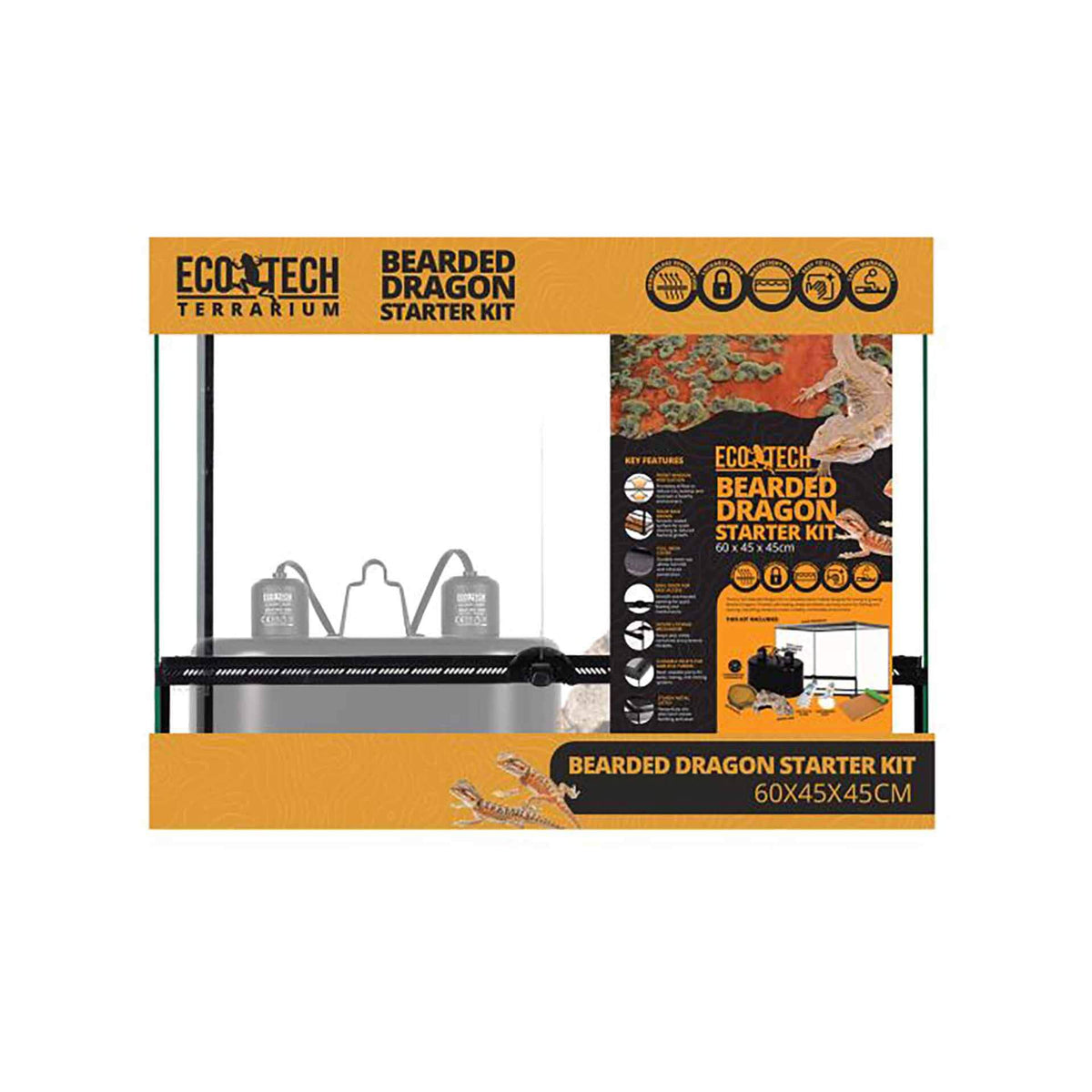 Eco Tech Bearded Dragon Starter Kit - 60 x 45 x 45cm - In Store Pickup Only**