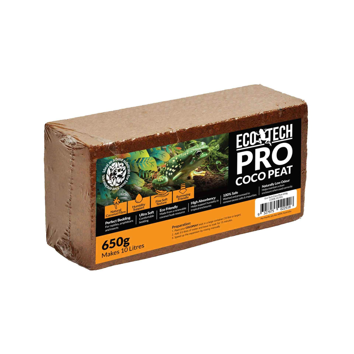 Eco Tech Pro Coco Peat 650g Makes 10 Litres