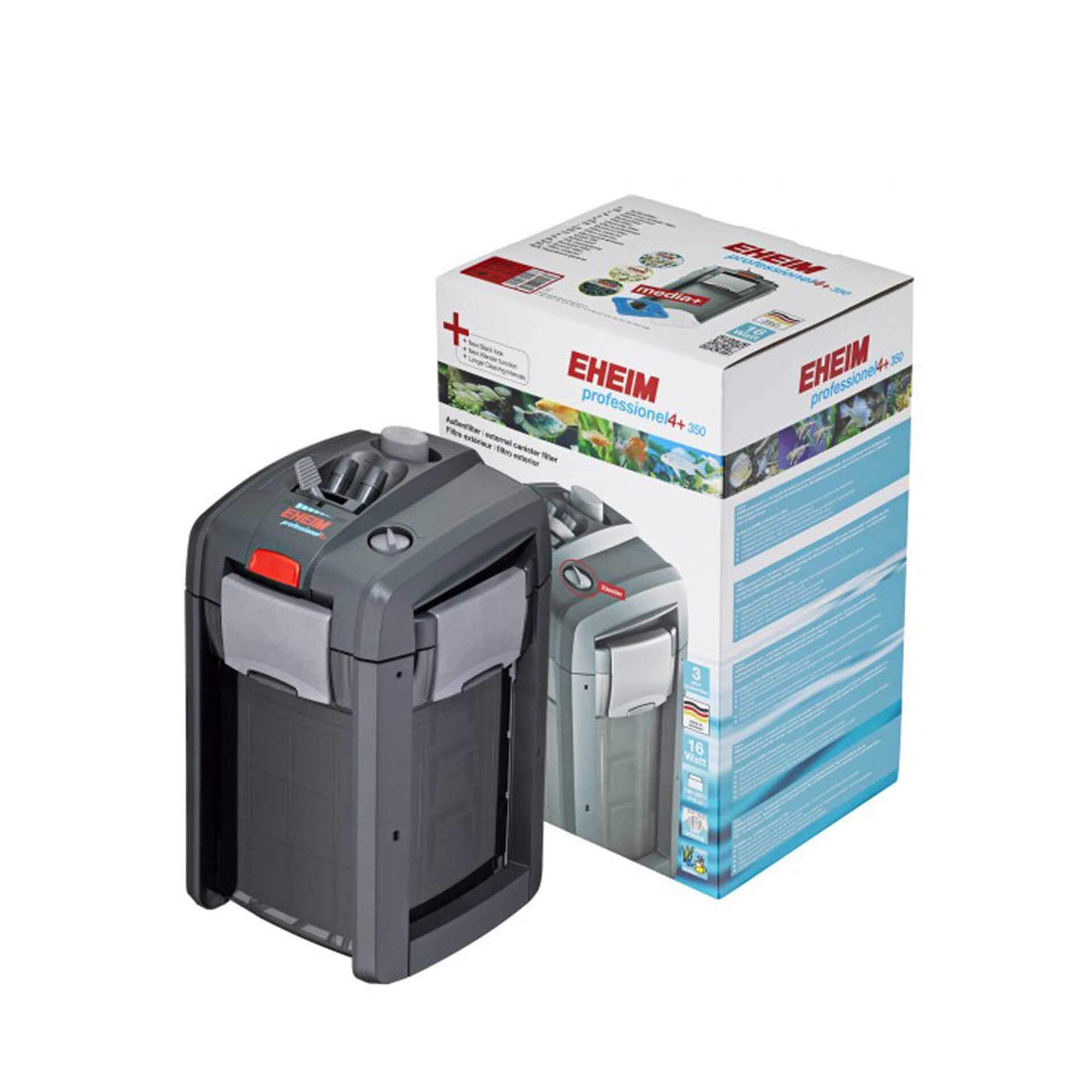 EHEIM Professionel 4+ 350 - External Canister Filter 16W, 1050L/h
