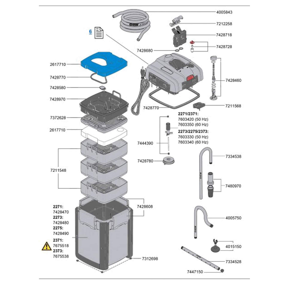 EHEIM Professionel 4+ 350 - External Canister Filter 16W, 1050L/h