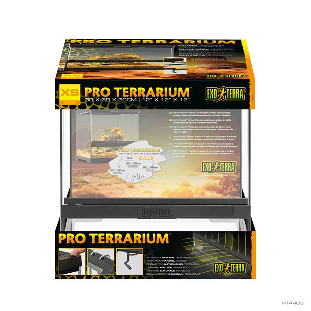 Exo Terra Pro Terrarium XSmall / Wide - 30 x 30 x 30cm**
