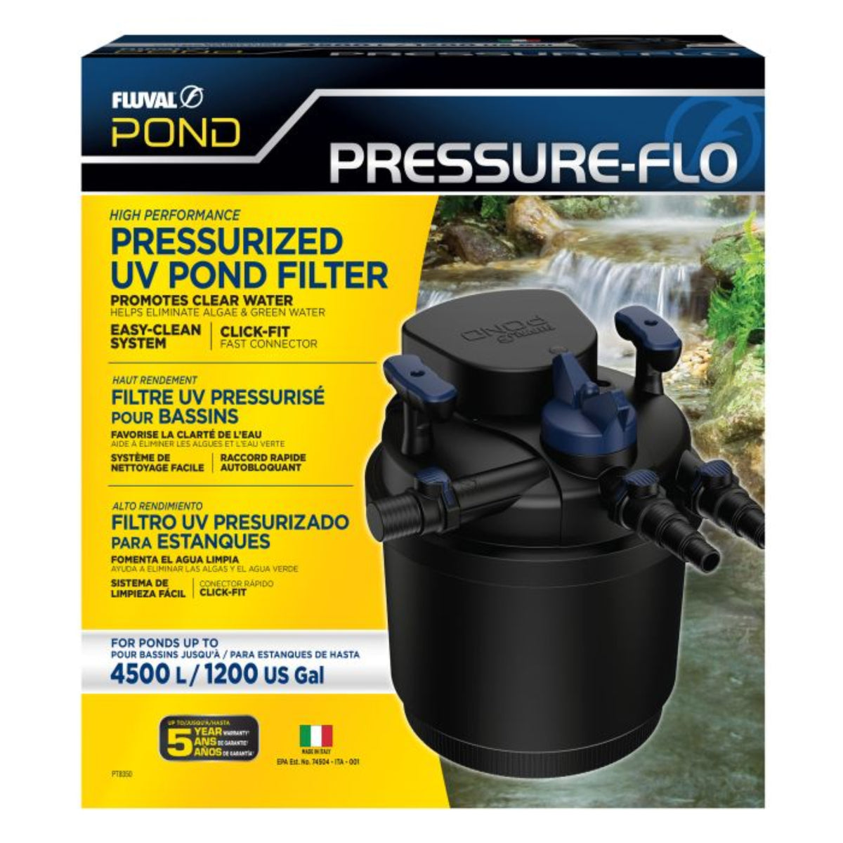 Fluval Pond Pressure Flo Filter with UV 4500 **