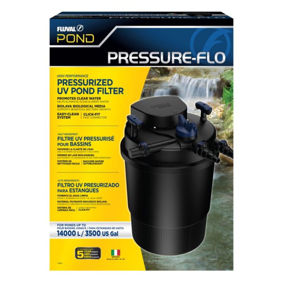 Fluval Pond Pressure Flo Filter with UV 14000 **