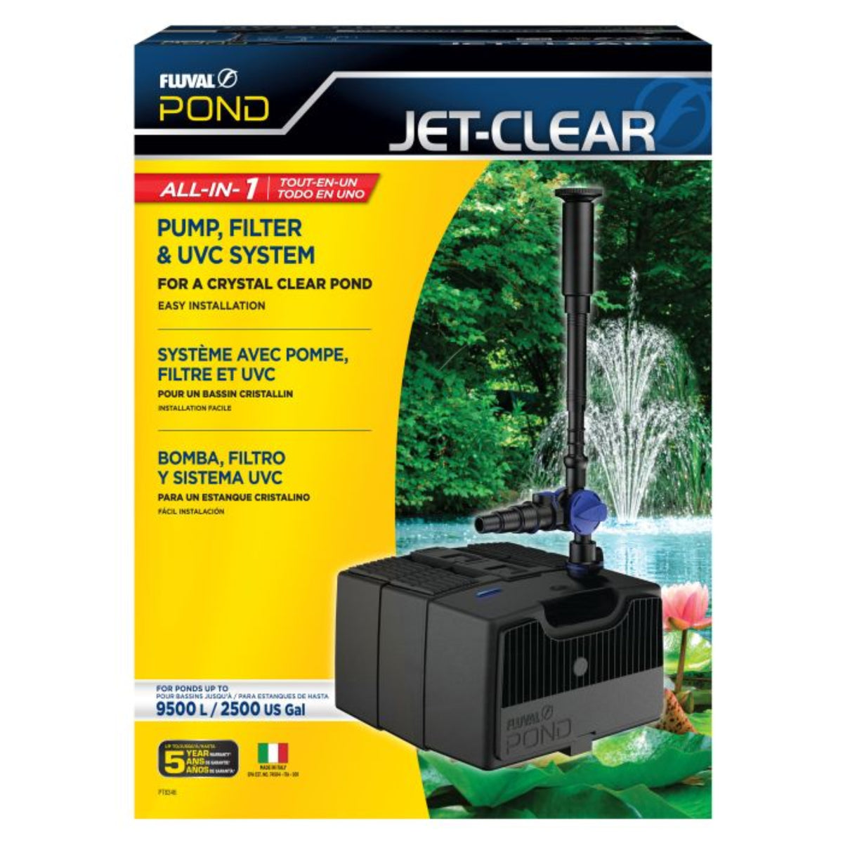 Fluval Pond Jet Clear Complete Filter with UV 9500