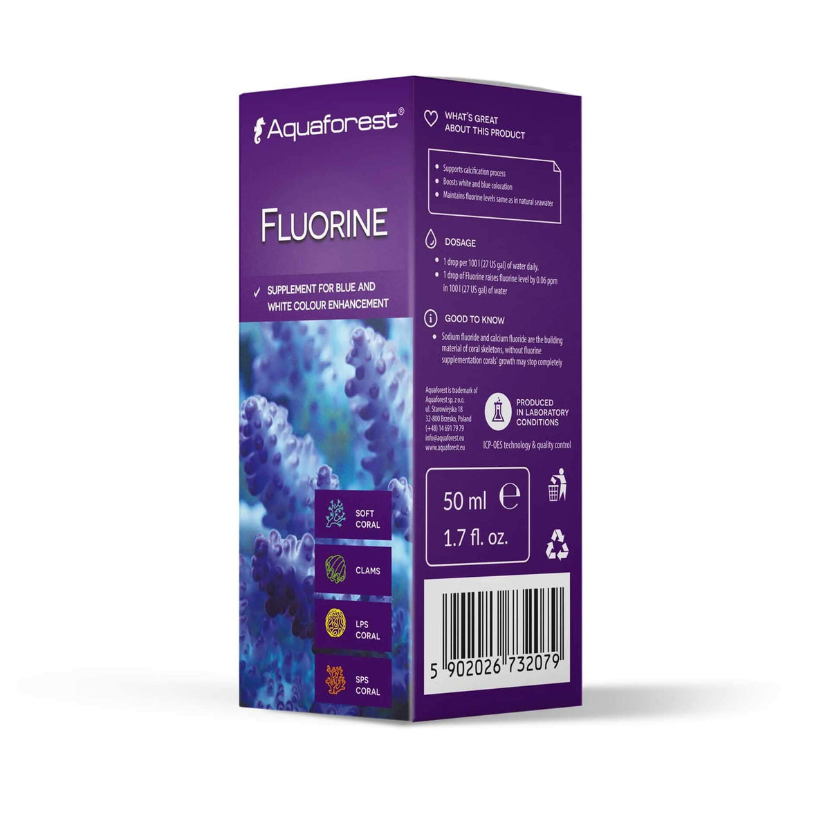 Aquaforest Fluorine 50ml Liquid additive