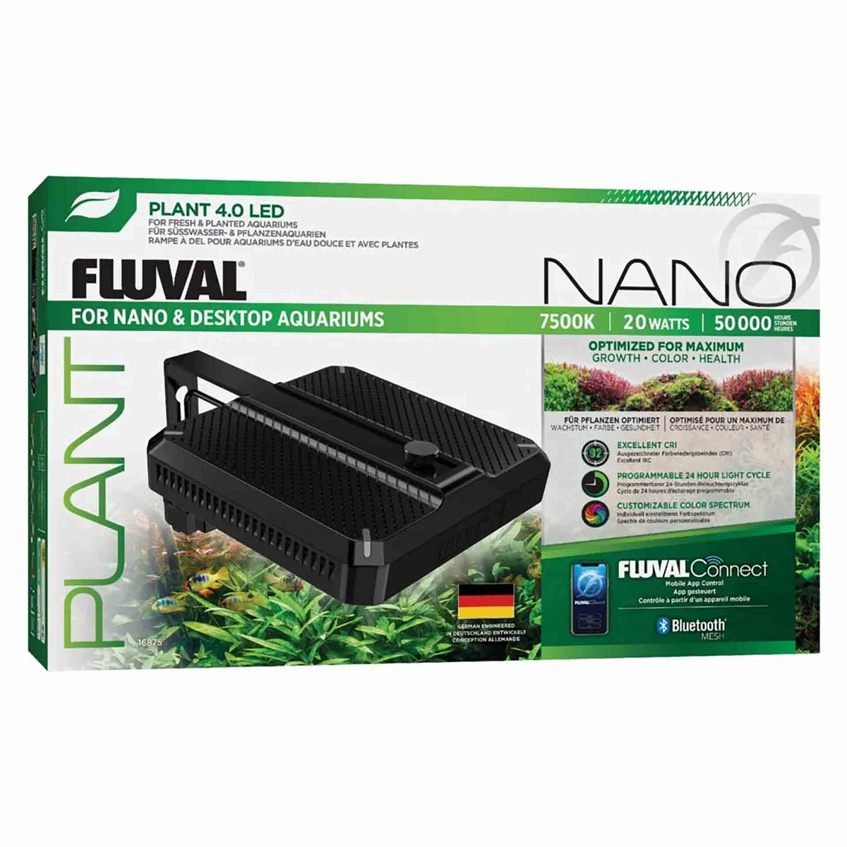 Fluval Plant 4.0 Bluetooth LED Light Nano with App Control 20w**