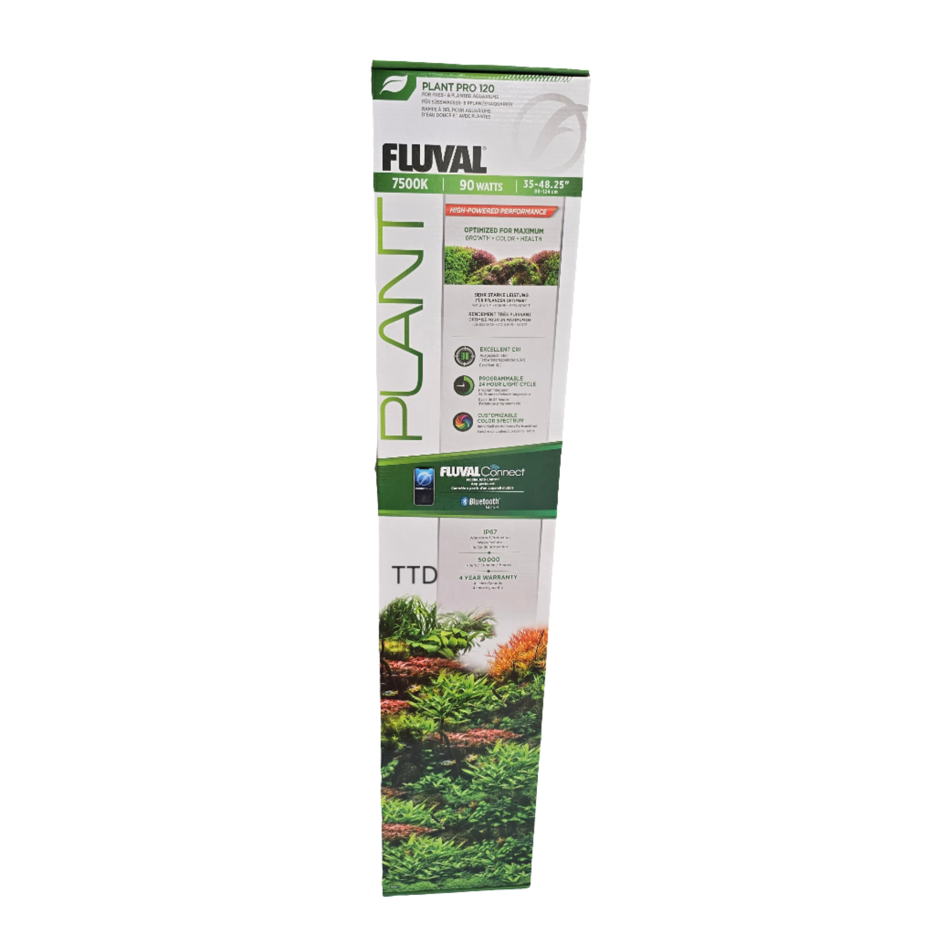 Fluval Plant Pro 120 LED Light, 7500K, 90 watts, 88-124cm**