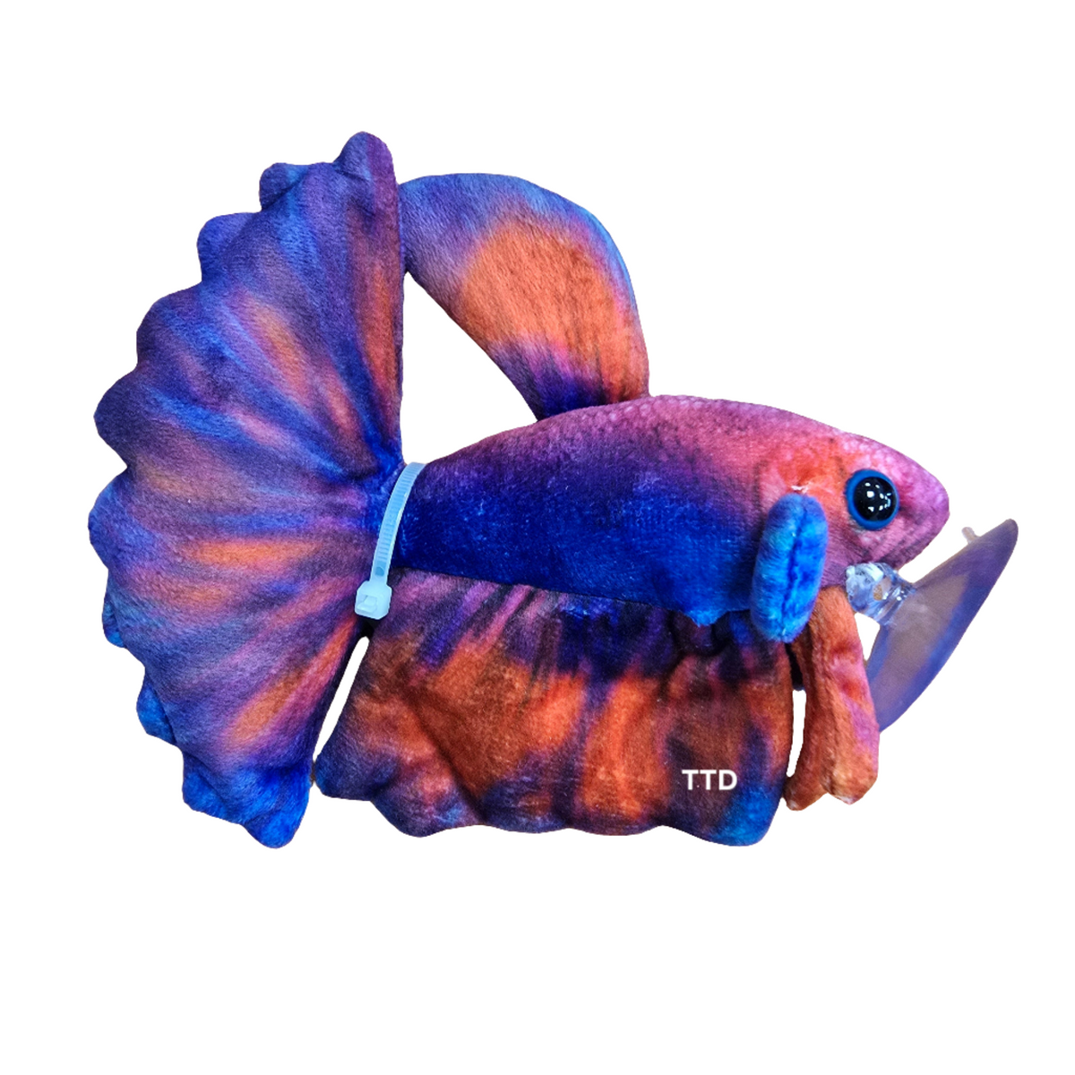 GreenPleco 'Betta Uva' 17cm Plushie with Suction Cup