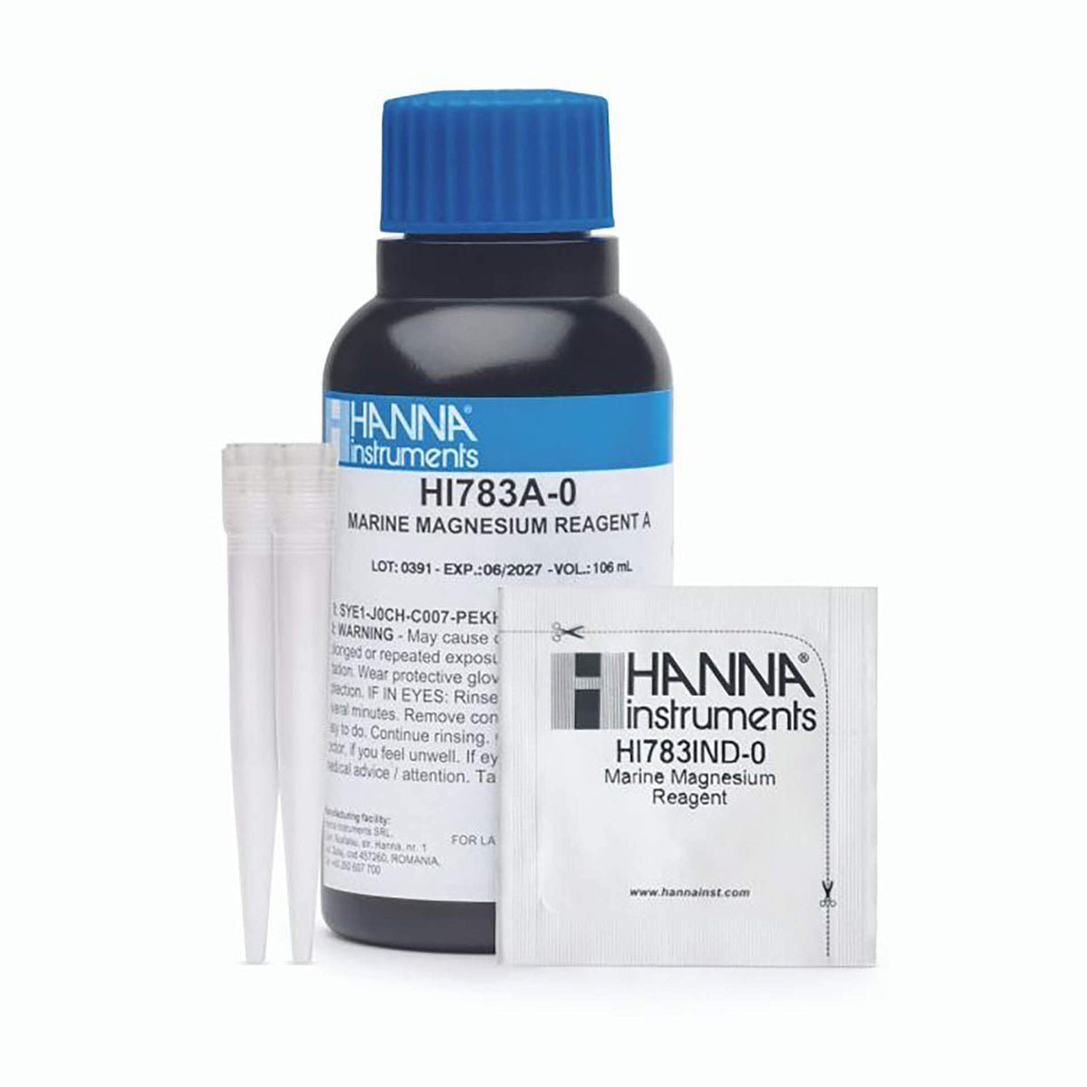 Hanna Marine Reagent Pack of 25 for Magnesium Checker HI783 (New Version)