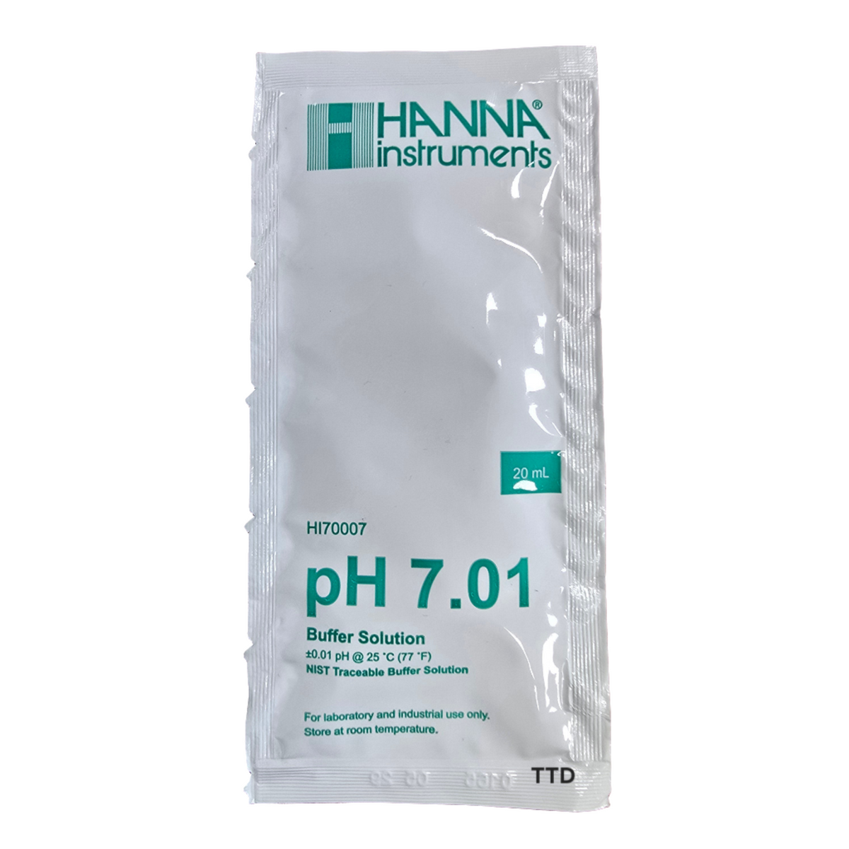 Hanna pH 7.01 Calibration Buffer Sachets - 20ml