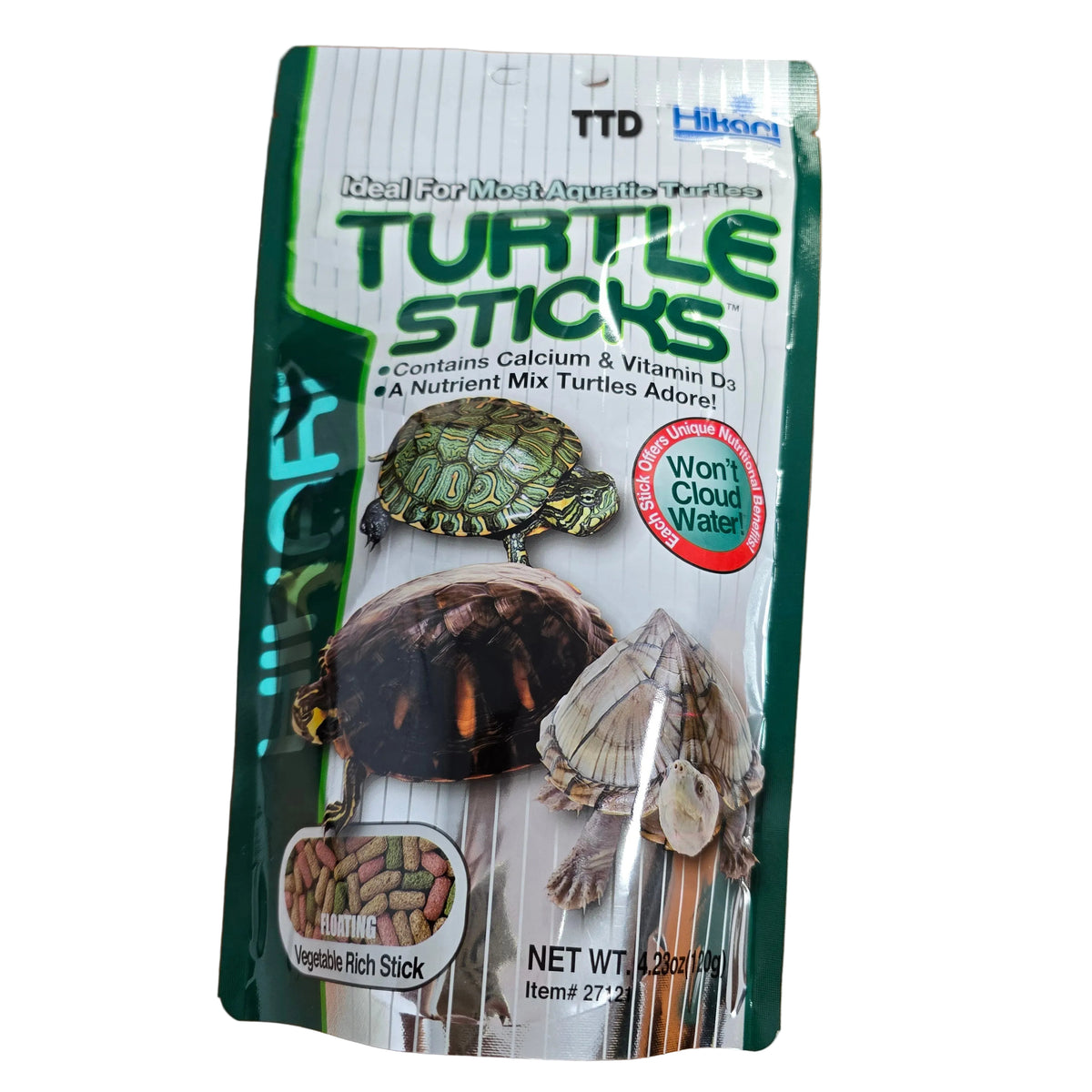 Hikari 120g Turtle Sticks