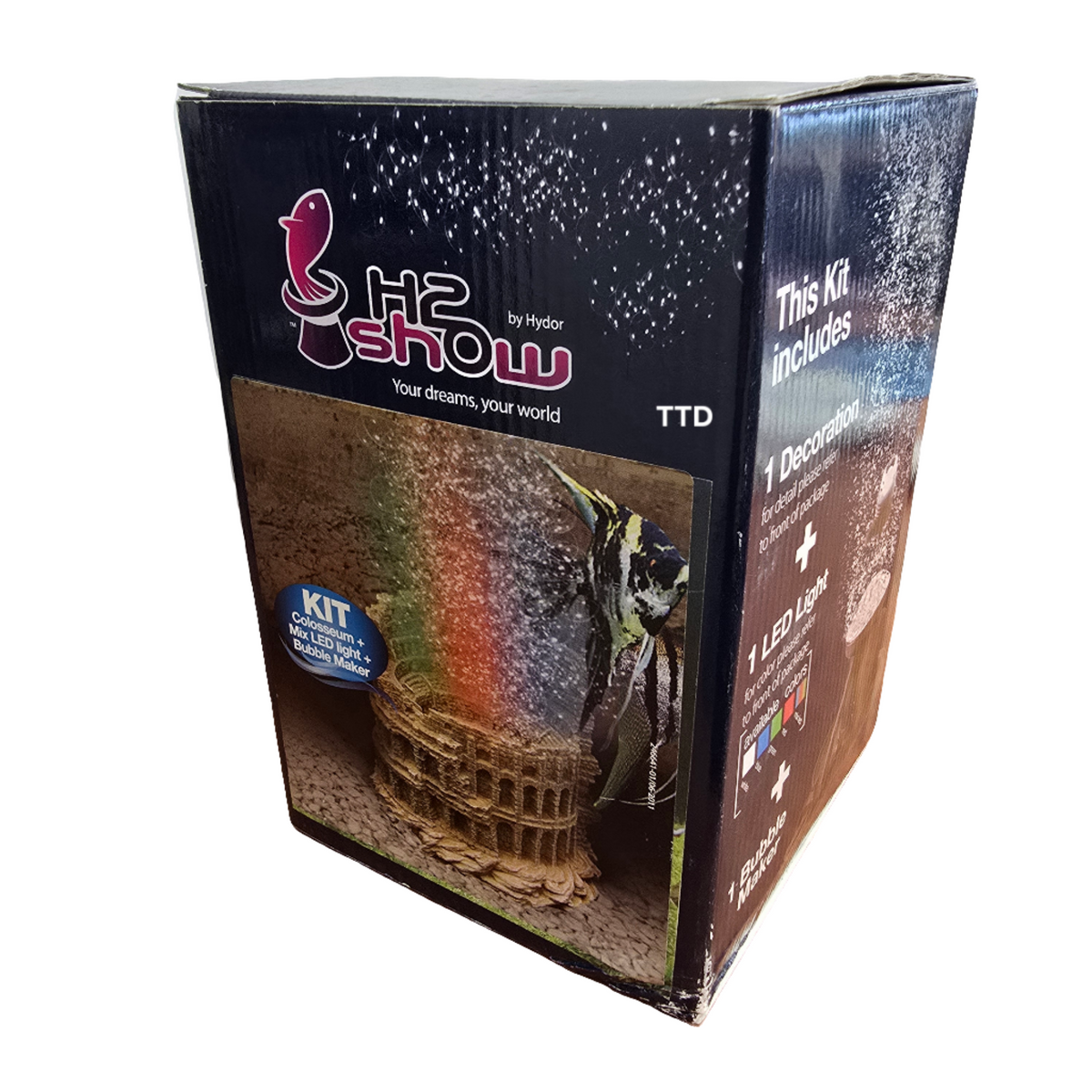 Hydor H2 Show Colosseum MULTI Kit with Bubble Maker - Aquarium Ornament