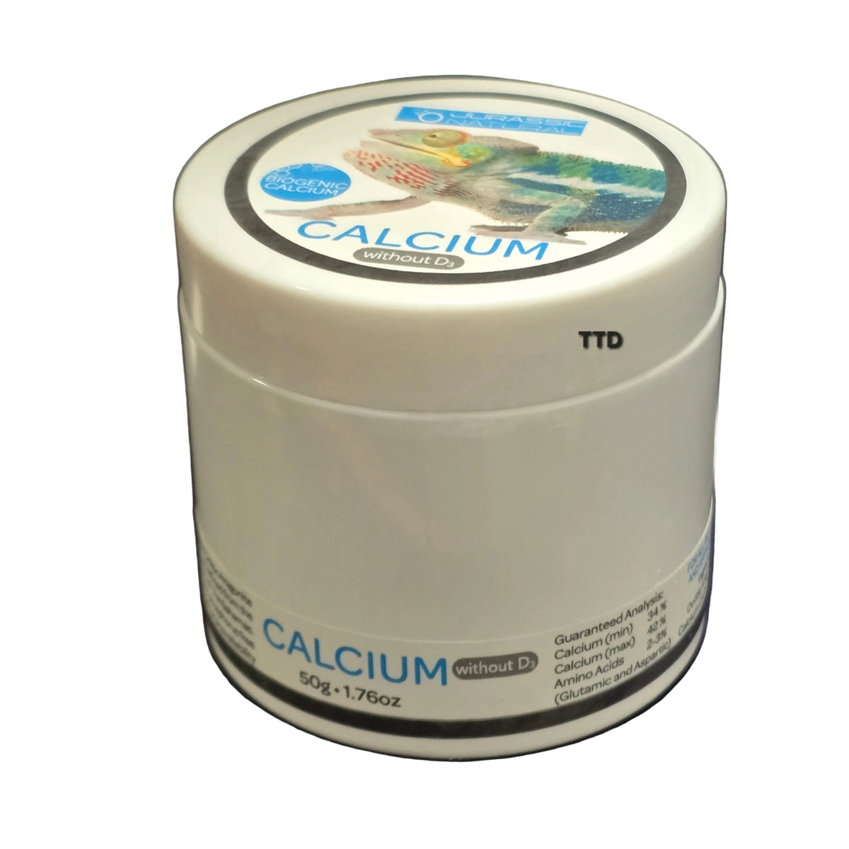 Jurassic Natural Calcium Powder Without D3 50g