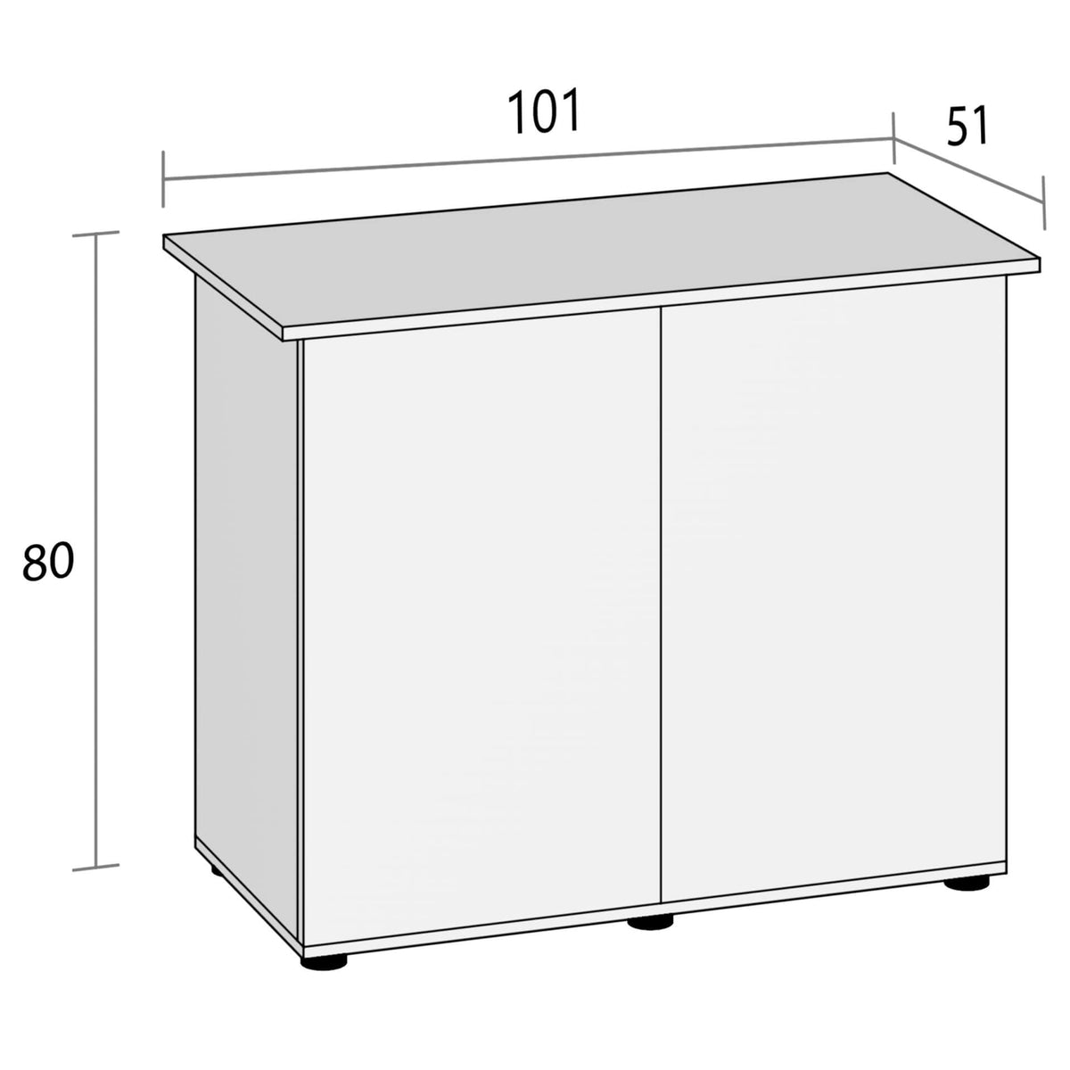 Juwel Rio 290 Cabinet Grey - In Store Pick Up Only** - Special Order