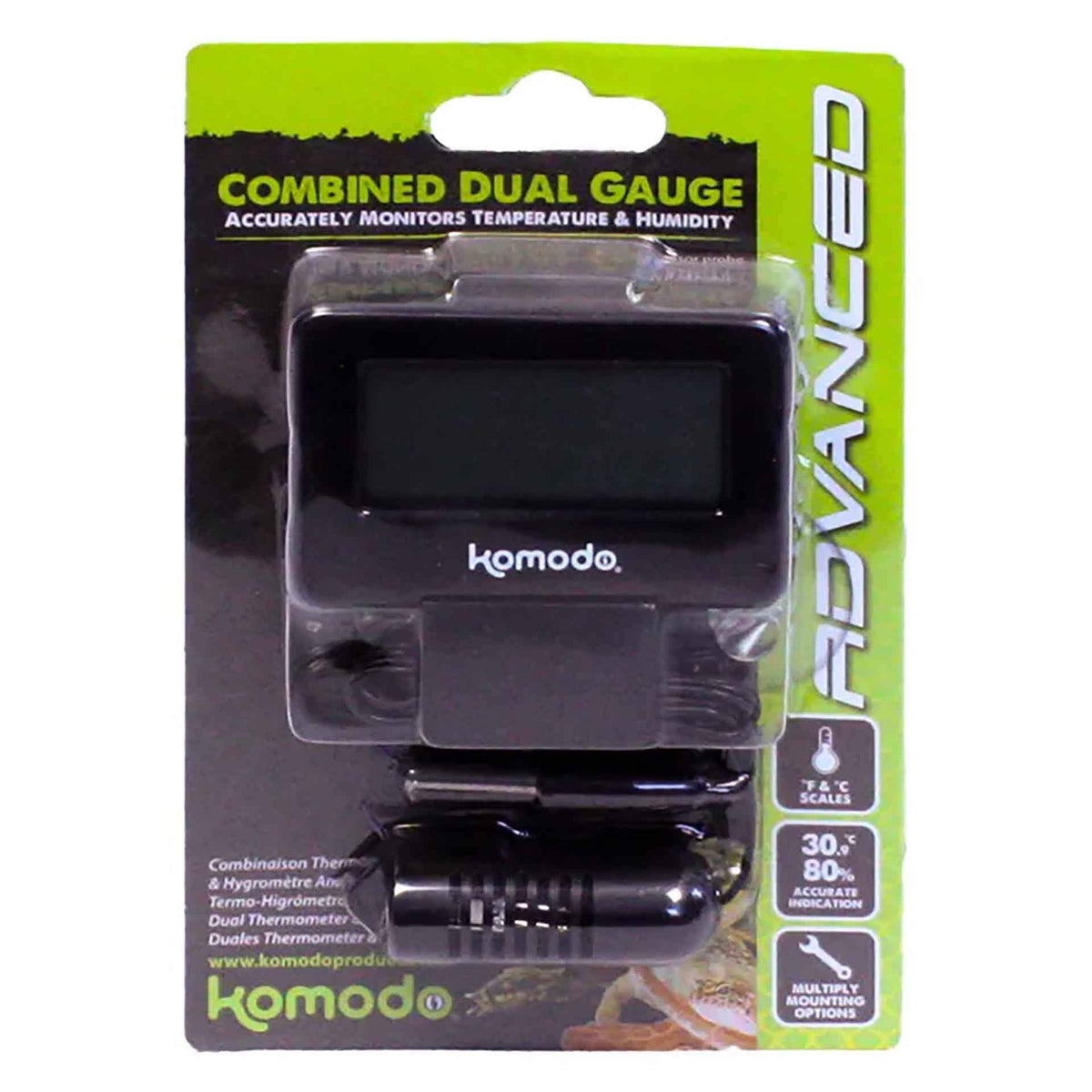 Komodo Advanced Combo Digital Thermometer &amp; Hygrometer