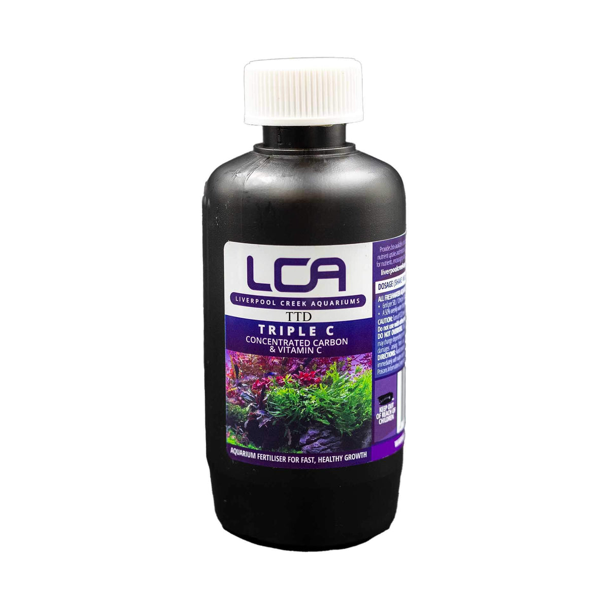 LCA Triple C 250ml Concentrated Carbon & Vitamin C - Liverpool Creek Aquariums - Previously Triple B