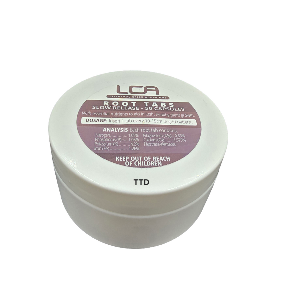 LCA Root Tabs (Slow Release) 50 Capsules Fertiliser - Liverpool Creek Aquariums