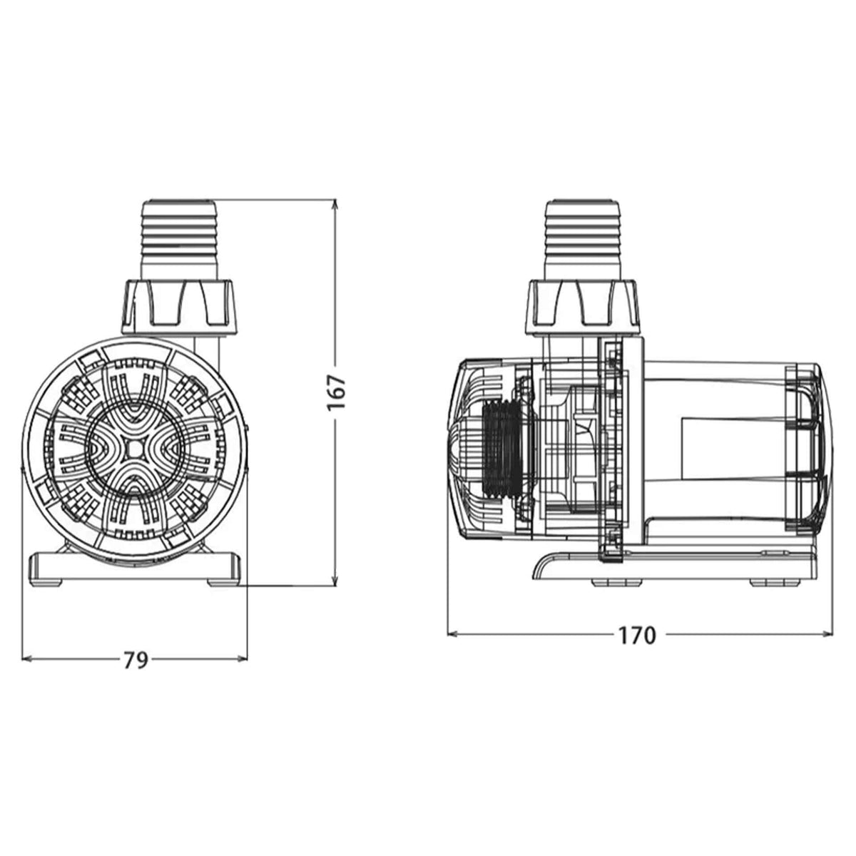 Mantis Tornado Return DC Pump 2000 L/H