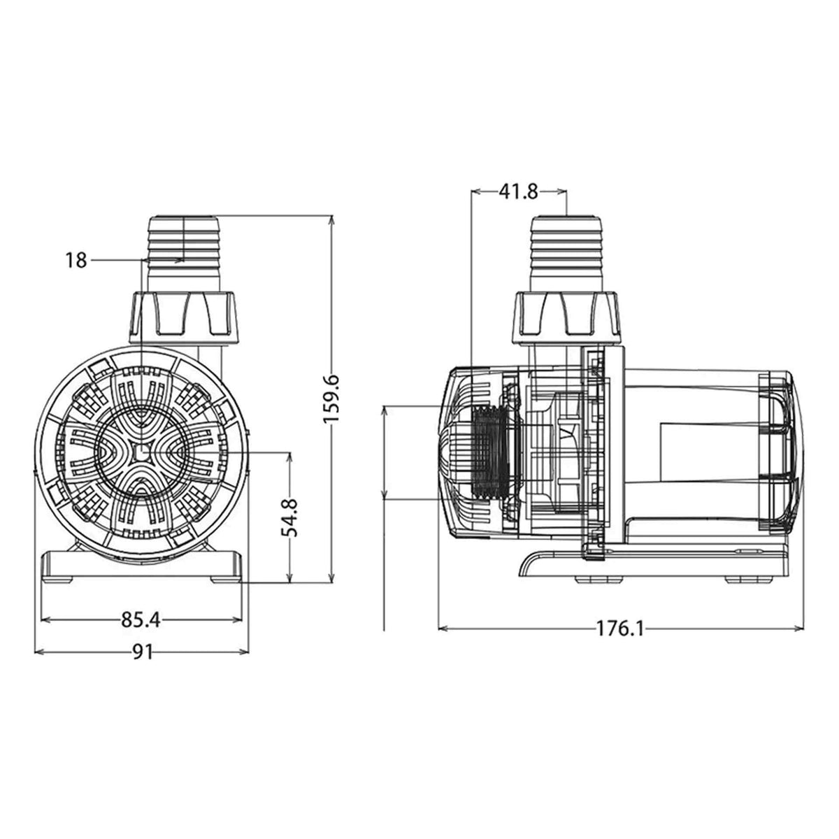 Mantis Tornado Return DC Pump 6000 L/H