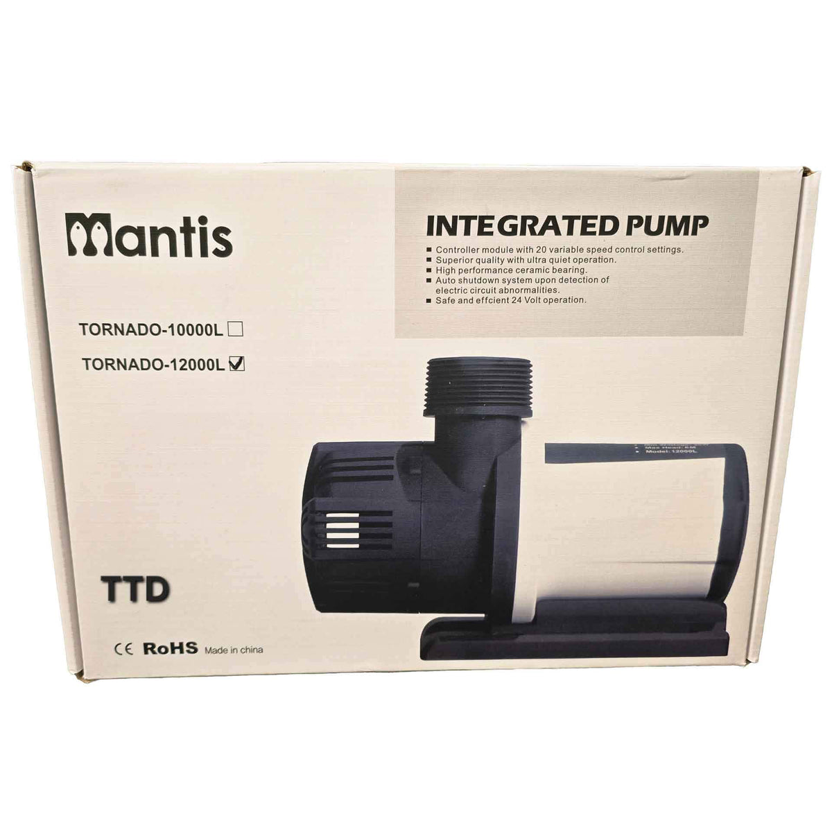 Mantis Tornado Return DC Pump 12000 L/H**