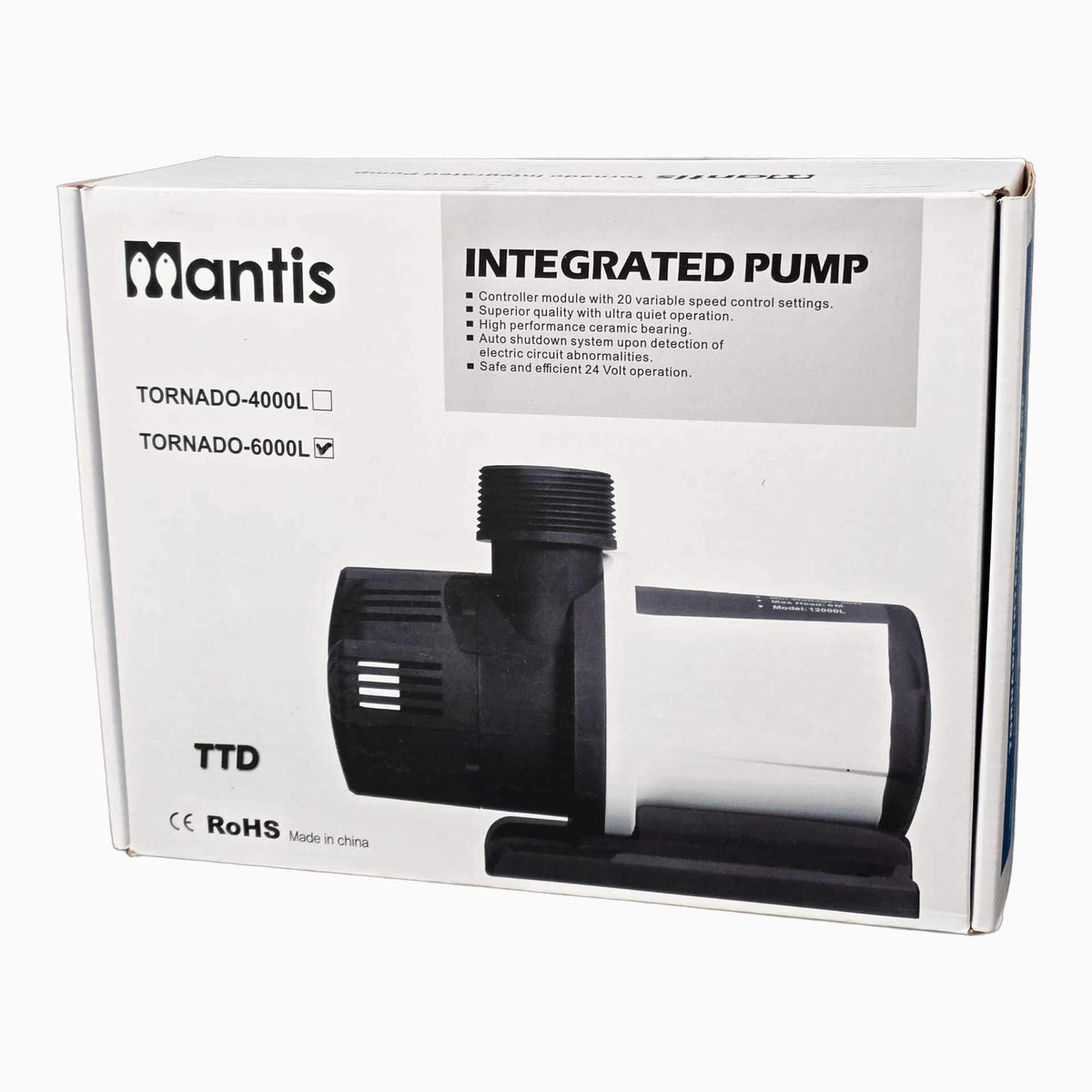 Mantis Tornado Return DC Pump 6000 L/H