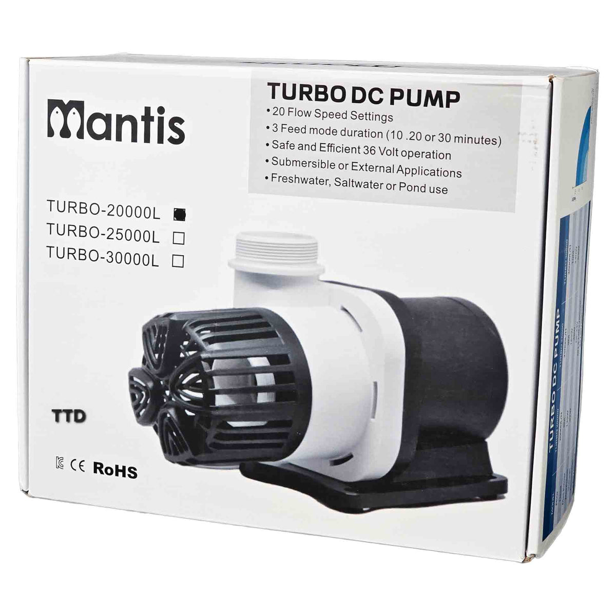 Mantis Turbo Return DC Pump 20000 L/H**