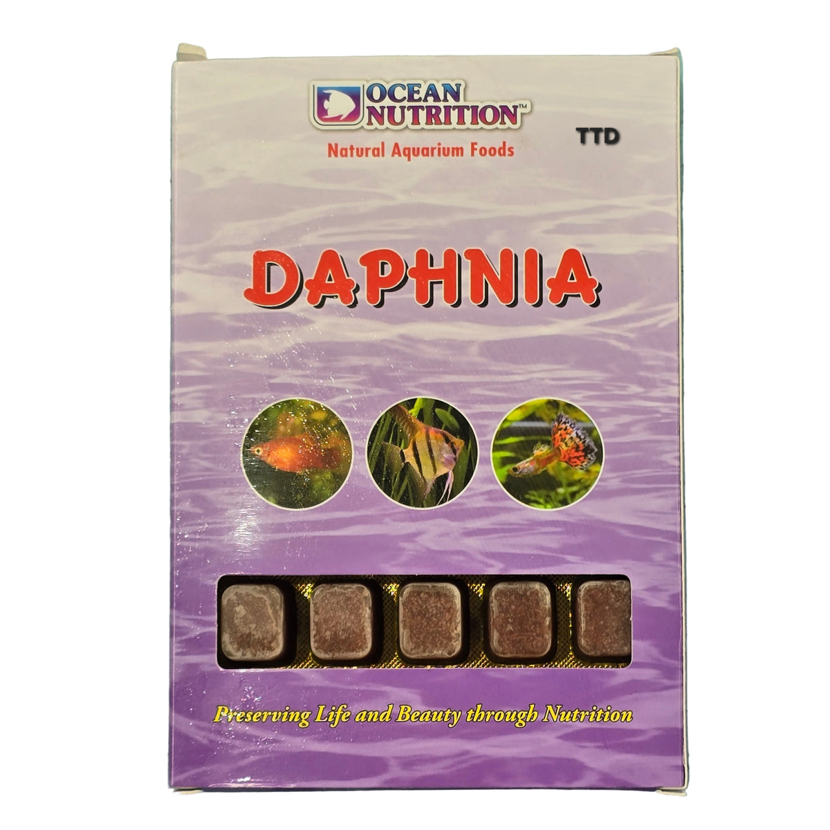 Ocean Nutrition Frozen Daphnia 36 cube / 100g - In Store Pick up only!