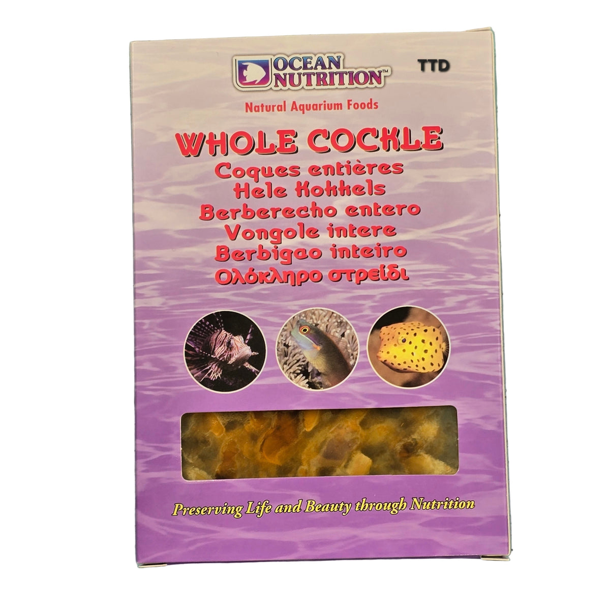 Ocean Nutrition Frozen Whole Cockle 100g - In Store Pick up only!