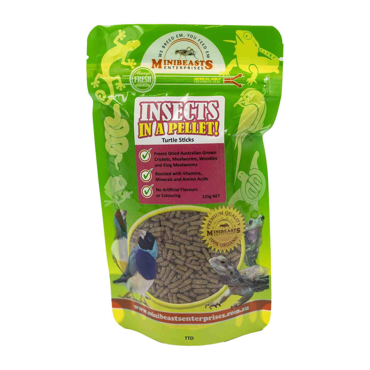 Minibeasts Turtle Sticks 125g