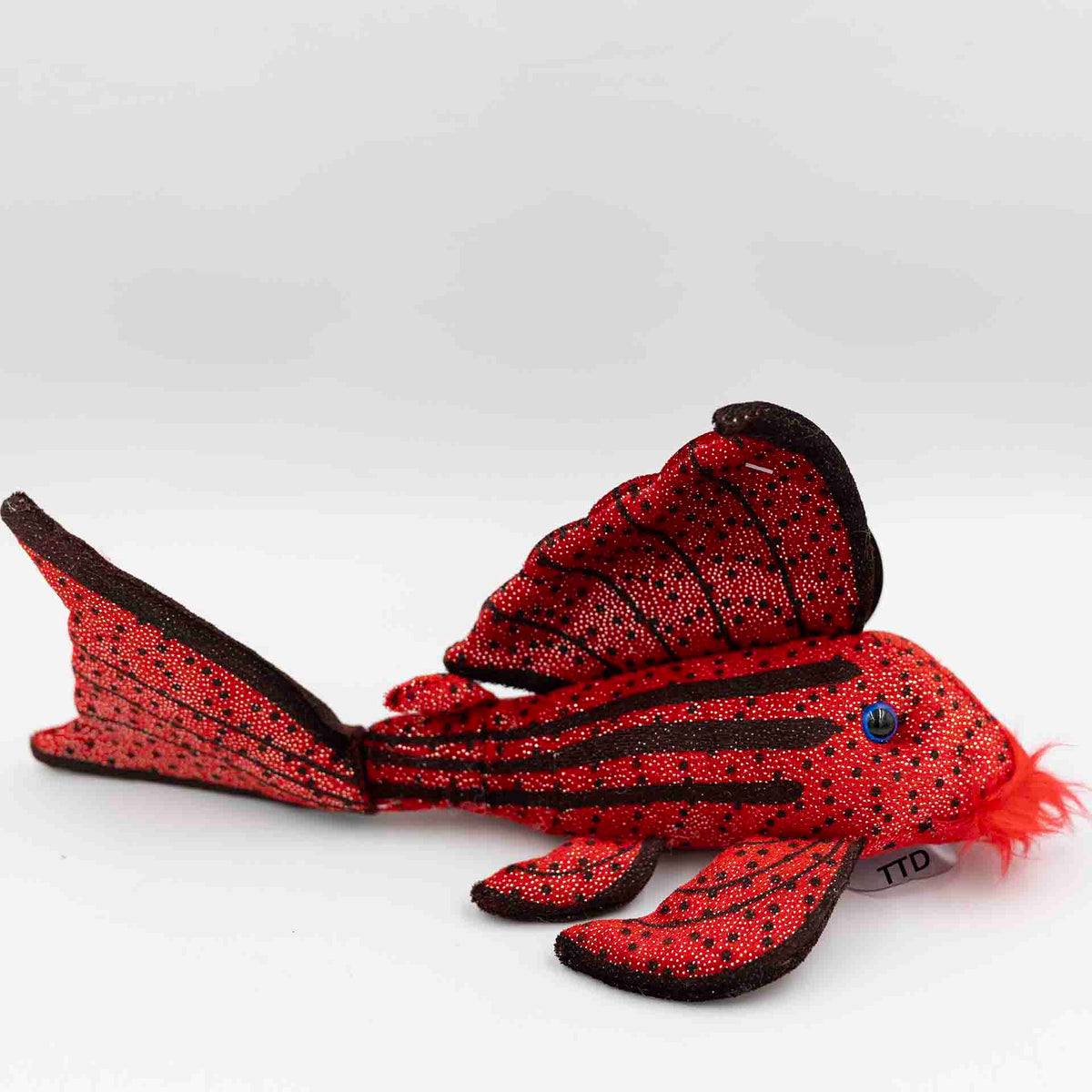 GreenPleco 'Crimson Pleco' 30cm Plushie with Suction Cup