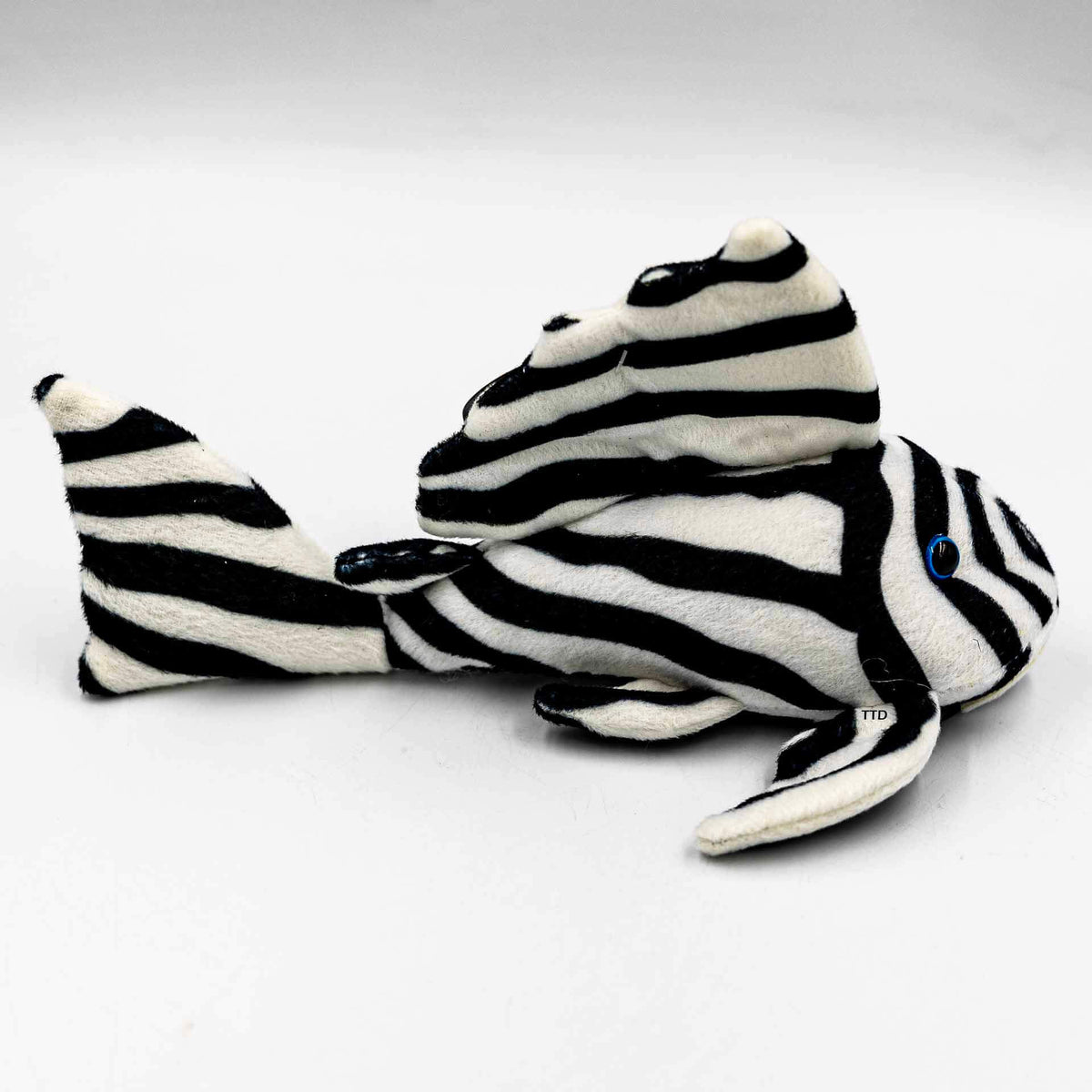 GreenPleco 'Zebra Pleco' 25cm Plushie with Suction Cup