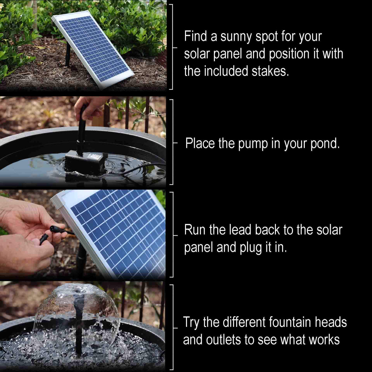PondMAX PS3500 Solar Pump 3400L/H**